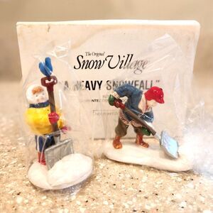 Department 56 Original Snow Village A Heavy Snowfall Set. In Orig Packaging!